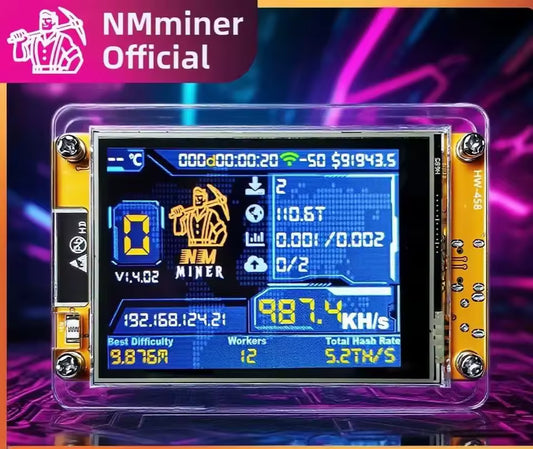 NerdMiner V2 Mini Miner- 960KH/s-1000KH/S Bitcoin ESP32-2432S028R